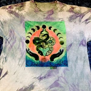 Hand painted T-shirt. Mens xl.